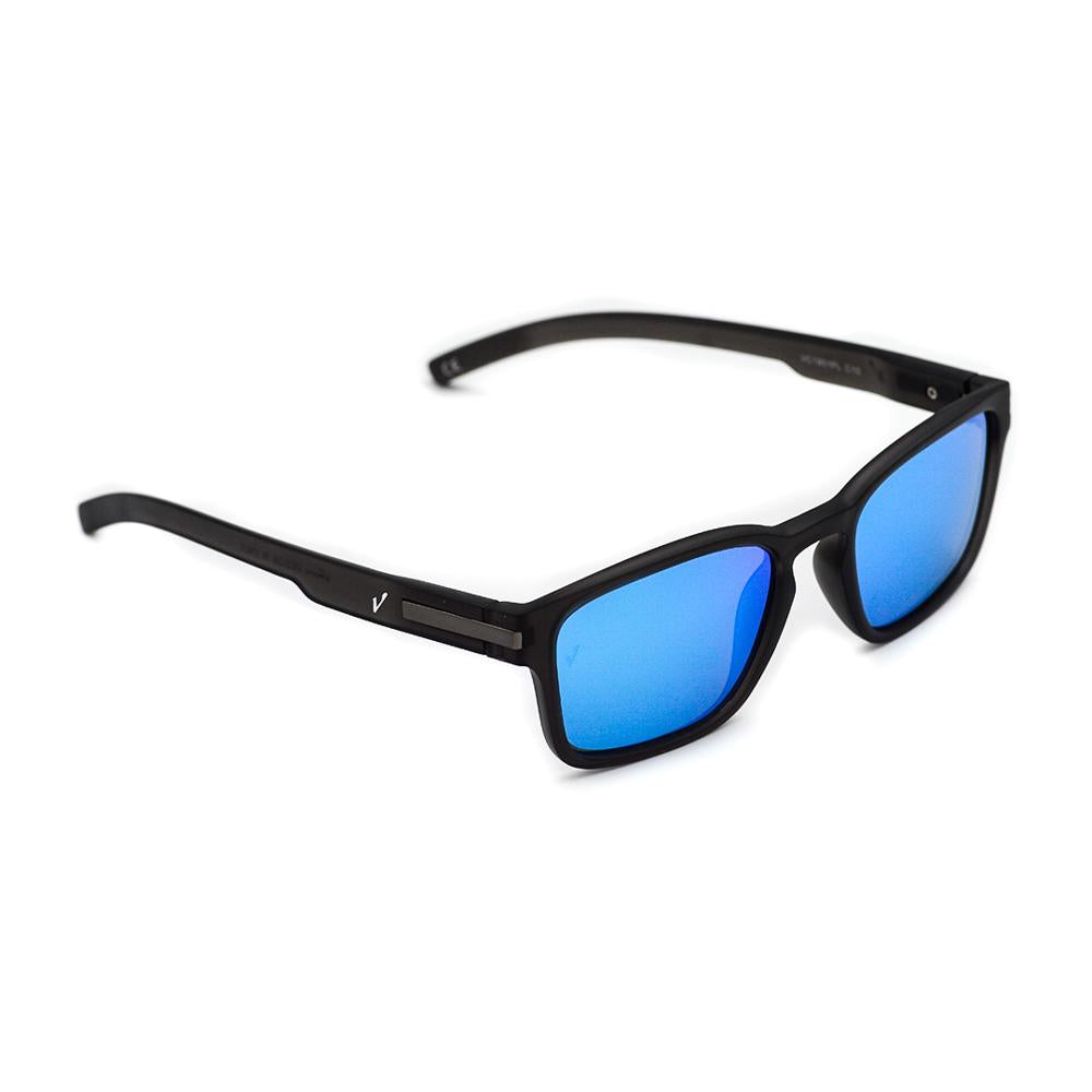 Velocity VC1951PL Blue Wayfarer Acetate Polarized Sunglass right view
