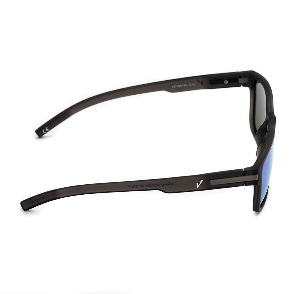 Velocity VC1951PL Blue Wayfarer Acetate Polarized Sunglass side view