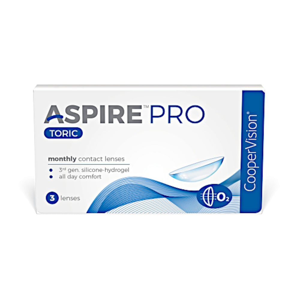 Cooper Vision Aspire™ PRO Toric 3LP Contact Lenses