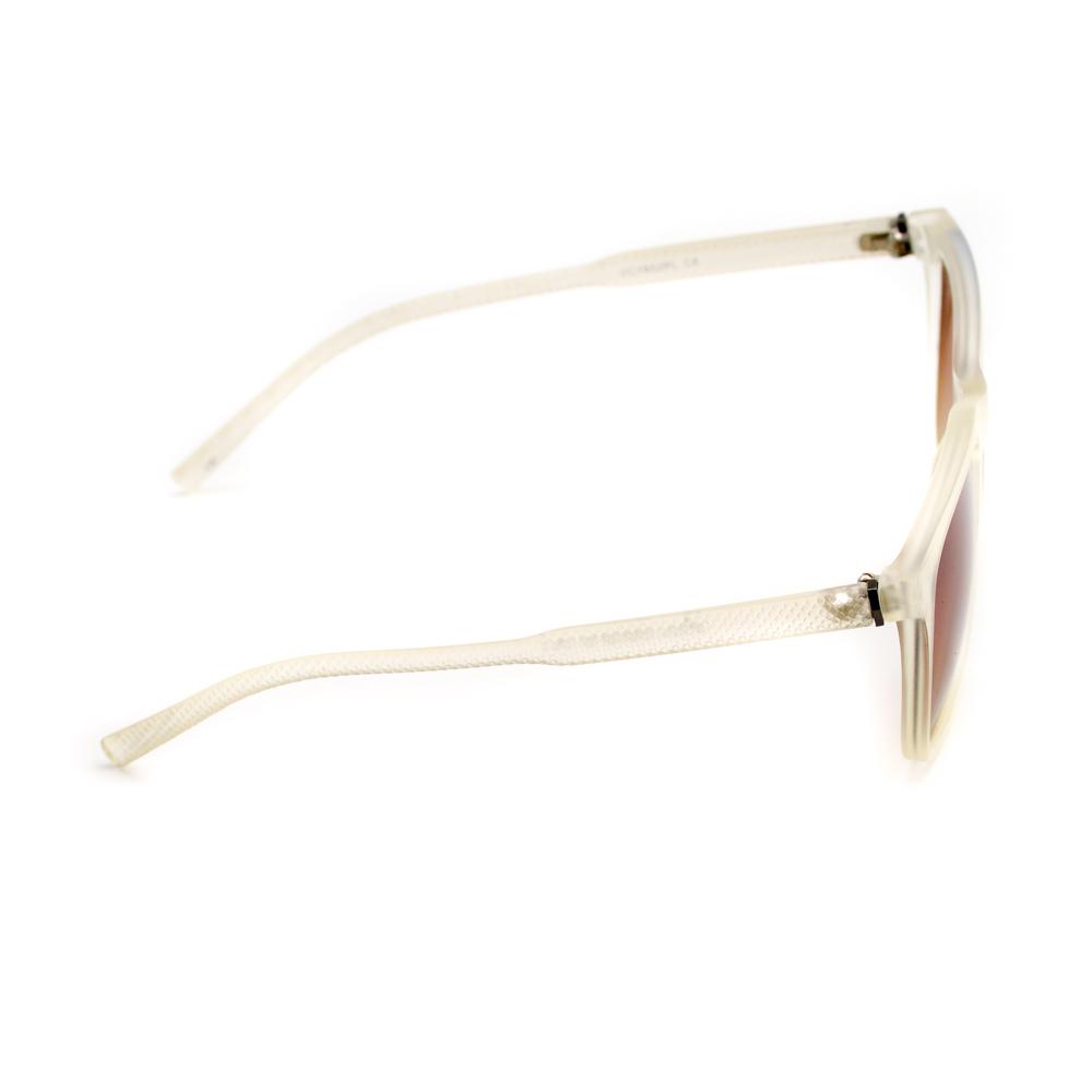 Velocity VC1952PL C8 White and Brown Wayfarer Acetate Polarized Sunglass side view