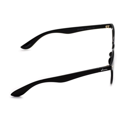 Velocity VC1959PL C1 Black Acetate Round Polarized Sunglass side view