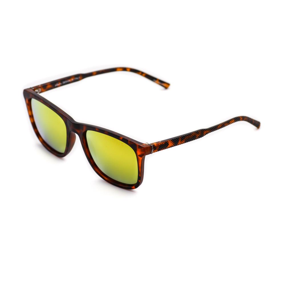 Velocity VC1952PL C6 Tortoise Shell and Orange Wayfarer Acetate Polarized Sunglass left view