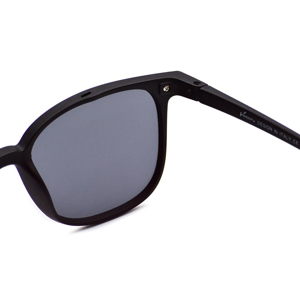 Velocity VC732PL C2B Black Acetate Wayfarer Polarized Sunglass closeup view