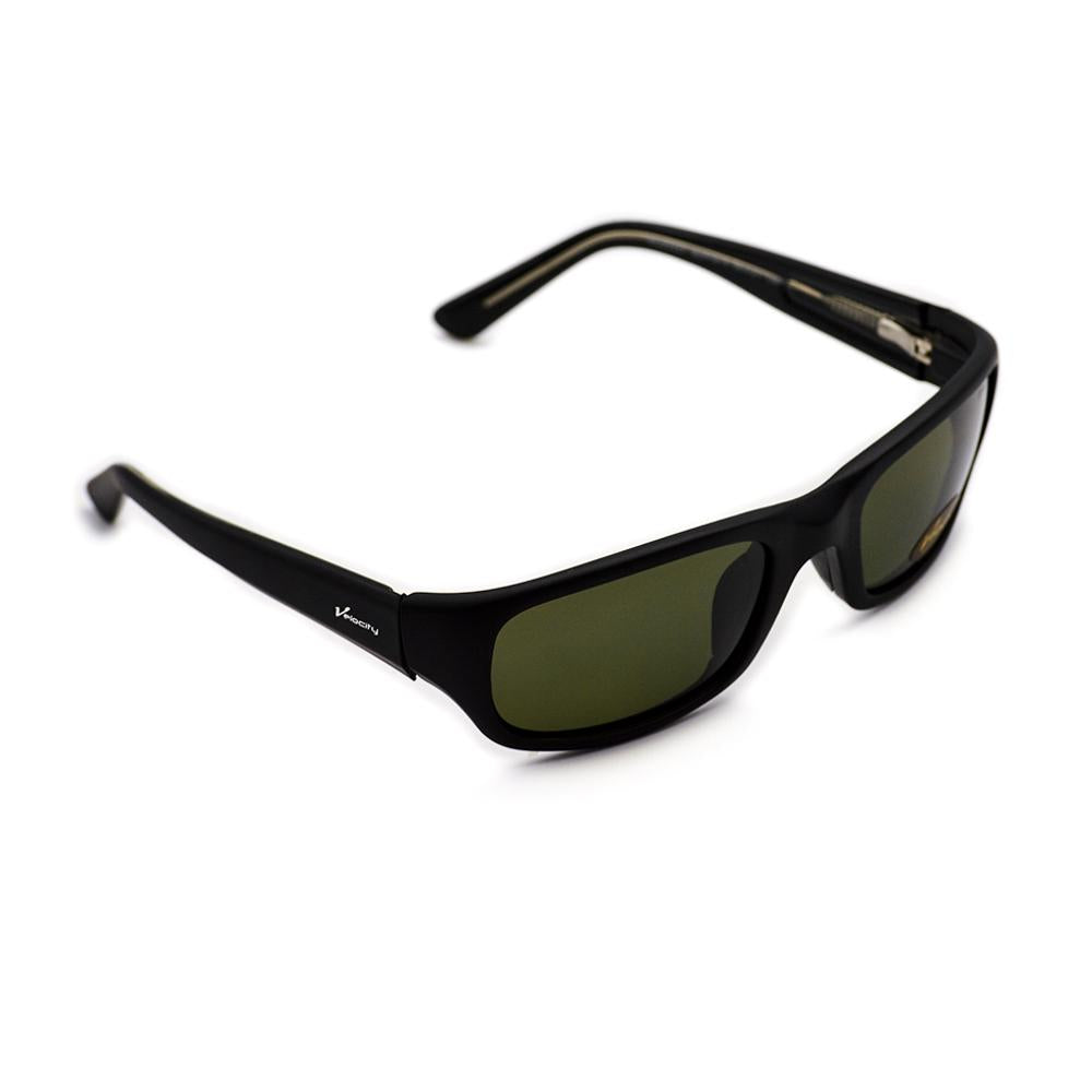 Velocity VC90227 Black & Green Acetate Sport Polarized Sunglass right view