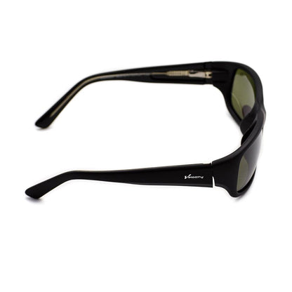 Velocity VC90227 Black & Green Acetate Sport Polarized Sunglass side view