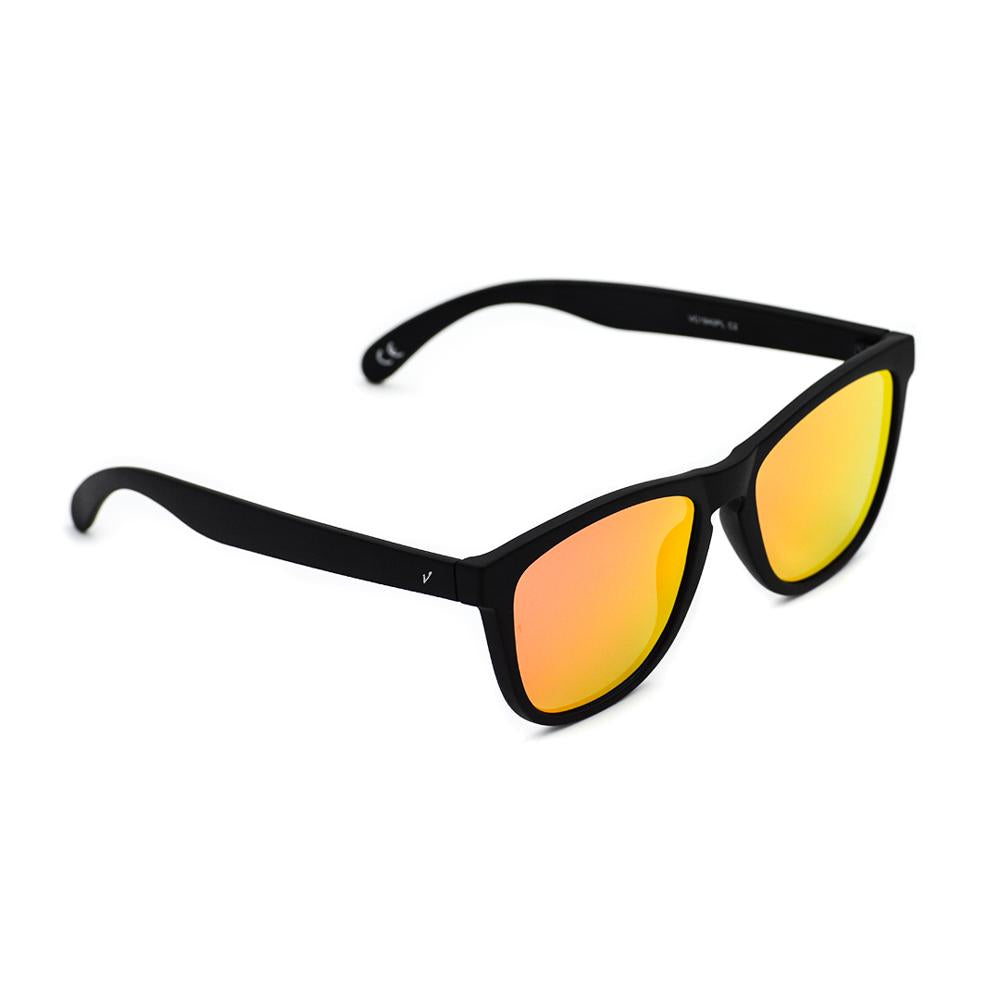 Velocity VC1940PL Black & Orange Wayfarer Acetate Polarized Sunglass right view