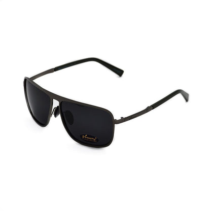 Velocity HA90543 Black Metal Polarized Sunglass left view