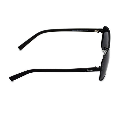 Velocity HA90153 Black Metal Polarized Sunglass left view