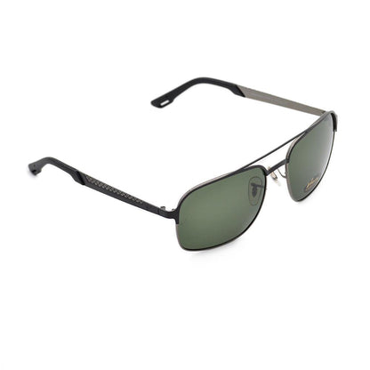 Velocity HA90526 Black and Green Metal Polarized Sunglass right view