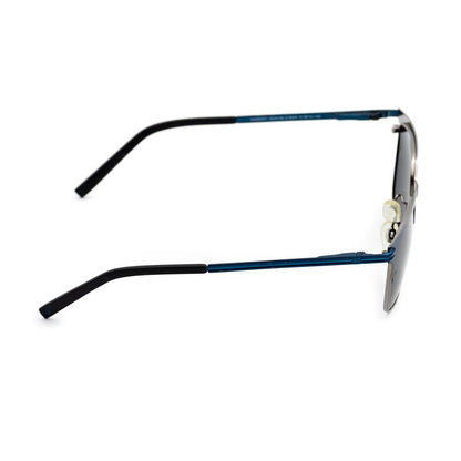 Velocity HA90531 Black and Blue Wayfarer Metal Polarized Sunglass side view