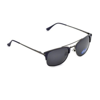 Velocity HA90180 Black and Blue Wayfarer Metal Polarized Sunglass right view